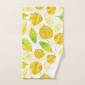 Wasserfarbe des Herbstes Badhandtuch Set (Handtuch)