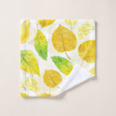 Wasserfarbe des Herbstes Badhandtuch Set (Waschlappen)