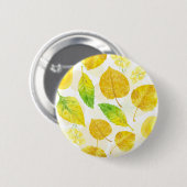Wasserfarbe des Herbstes Button (Vorne & Hinten)
