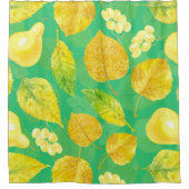 Wasserfarbe des Herbstes Duschvorhang (Vorderseite)