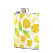 Wasserfarbe des Herbstes Flachmann (Links)