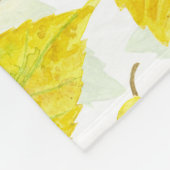 Wasserfarbe des Herbstes Fleecedecke (Ecke)