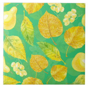 Wasserfarbe des Herbstes Fliese