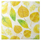 Wasserfarbe des Herbstes Fliese (Vorderseite)