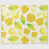 Wasserfarbe des Herbstes Geschenkpapier (Flach)