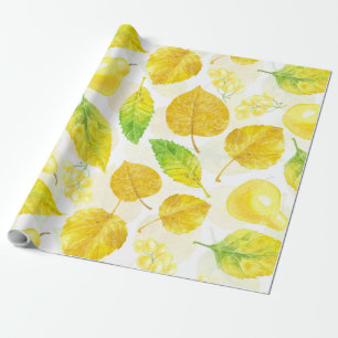 Wasserfarbe des Herbstes Geschenkpapier