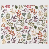 Wasserfarbe des Herbstes Geschenkpapier (Flach)