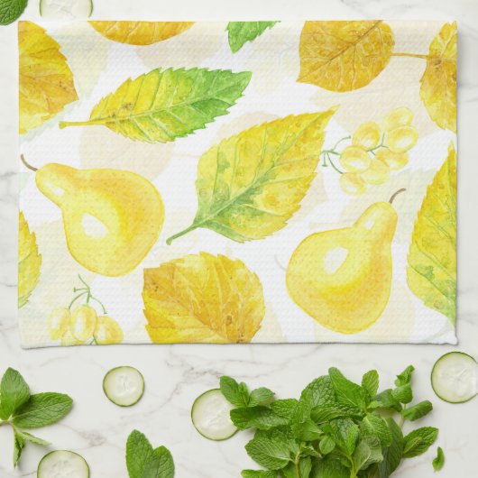 Wasserfarbe des Herbstes Geschirrtuch (Gefaltet)