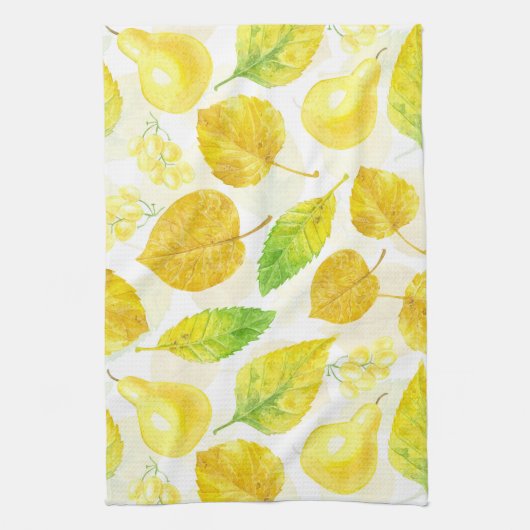 Wasserfarbe des Herbstes Geschirrtuch (Vertikal)