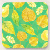 Wasserfarbe des Herbstes Getränkeuntersetzer (Vorderseite)