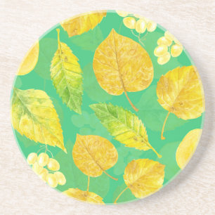 Wasserfarbe des Herbstes Getränkeuntersetzer