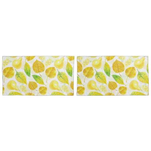 Wasserfarbe des Herbstes Kissenbezug (Vorderseite-Set)
