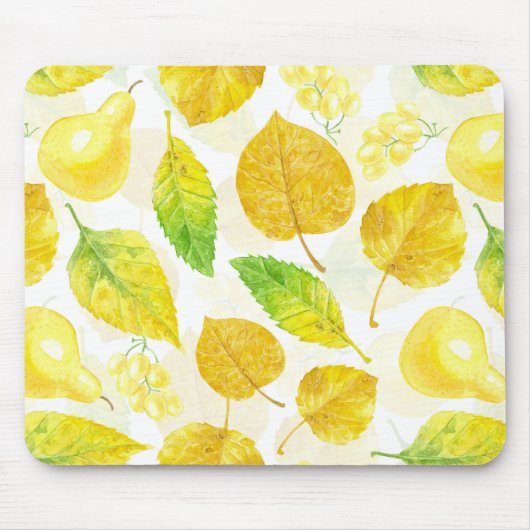 Wasserfarbe des Herbstes Mousepad (Vorne)