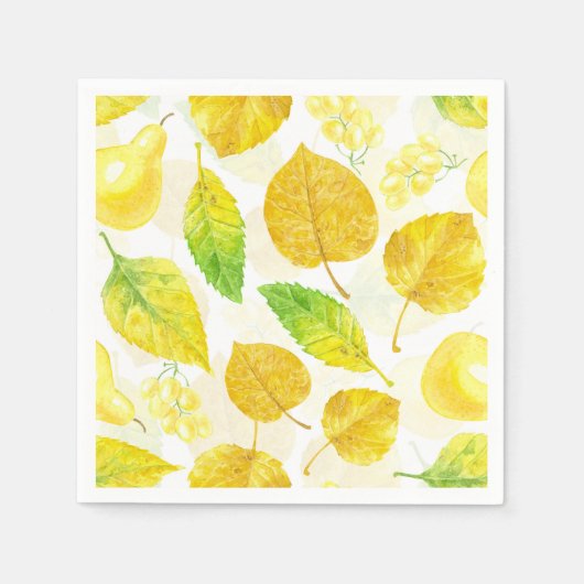 Wasserfarbe des Herbstes Serviette (Vorderseite)