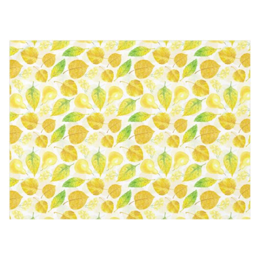 Wasserfarbe des Herbstes Tischdecke (Vorderseite (Horizontal))