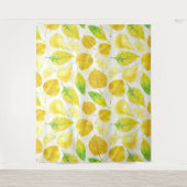 Wasserfarbe des Herbstes Wandteppich (Vorderseite)