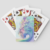 Wasserfarbe des Ozeans Spielkarten (Rückseite)