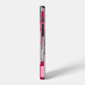 Wasserfarbe Digital-Patchwork: nahtloses Muster iPhone Hülle (Linke Seite)