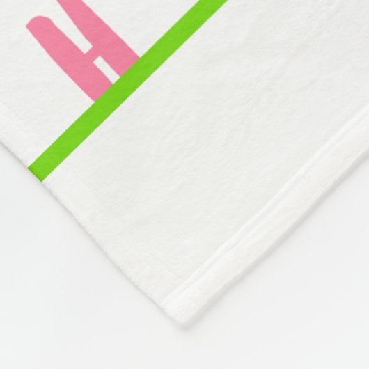 Wasserfarbe Dinosaurier Alphabet Farbenfroh Dino K Fleecedecke (Ecke)