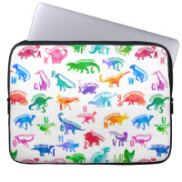 Wasserfarbe Dinosaurier Alphabet Farbenfroh Dino K