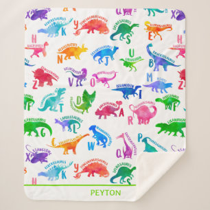 Wasserfarbe Dinosaurier Alphabet Farbenfroh Dino K Sherpadecke