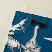 Wasserfarbe Dinosaurier Kinder Strandtuch (Beispiel)