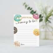 Wasserfarbe Donut Babydusche Beratung für Mama (Stehend Vorderseite)