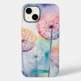 Wasserfarbe Dreamy Dandela Personalisiert Case-Mate iPhone 14 Hülle
