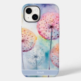 Wasserfarbe Dreamy Dandela Personalisiert Case-Mate iPhone 14 Hülle