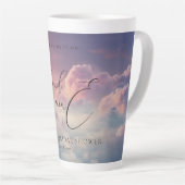 Wasserfarbe Dreamy Sunset Cloud 9 Bridal Favoriten Milchtasse (Rechte Ecke)