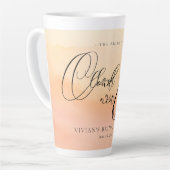 Wasserfarbe Dreamy Sunset Cloud 9 Bridal Favoriten Milchtasse (Linke Ecke)