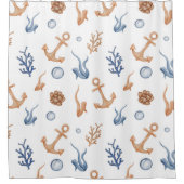 Wasserfarbe Duschvorhang (Vorderseite)