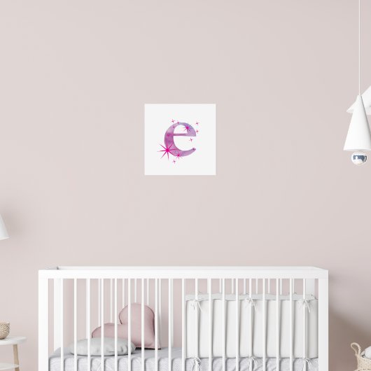 Wasserfarbe E Poster (Kinderzimmer 2)