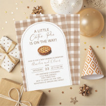 Wasserfarbe Ein kleiner Süsse Pie ist auf dem Weg 