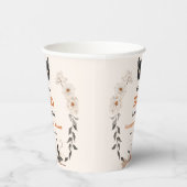 Wasserfarbe ein wenig Boo Halloween Babydusche Pappbecher (Rechts)