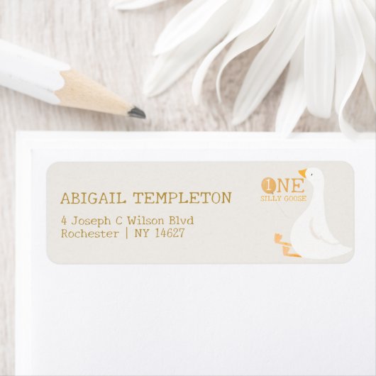 Wasserfarbe Eine Alberne Gänse Wildblume 1. Geburt (Insitu)