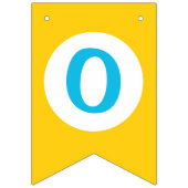 Wasserfarbe Eine glückliche Ente Hängebanner Wimpelkette (Zweite Fahne)