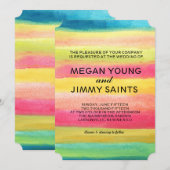 Wasserfarbe Einladung (Vorne/Hinten)