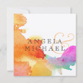 Wasserfarbe Einladung (Vorderseite)