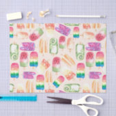 Wasserfarbe Eiscreme Seidenpapier (Handwerk)