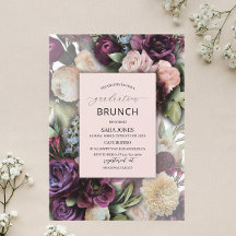 Wasserfarbe Elegant blau lila rosa Blume gradua