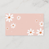 Wasserfarbe Elegant Mädchen Duschdichter Begleitkarte (Rückseite)