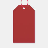 Wasserfarbe Elegant Mistletoe Weihnachtsgeschenk T Geschenkanhänger (Rückseite)