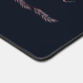 Wasserfarbe Elegant Stilvolles Blumenblossom Schreibtischunterlage (Ecke)