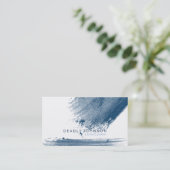 Wasserfarbe Elegante Einfaches Spritzer Visitenkarte (Stehend Vorderseite)