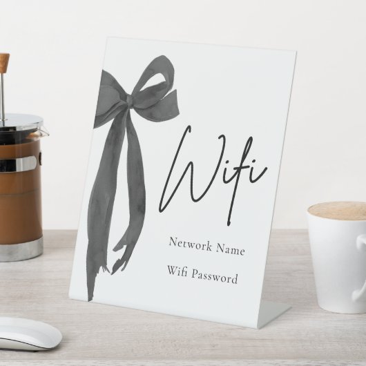 Wasserfarbe Elegante Modernes Schwarzes Buch Sockelschild (In SItu)