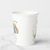 Wasserfarbe Elegante Peter Rabbit Wildblume Baby Pappbecher (Rechts)