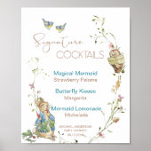 Wasserfarbe Elegante Wildblume Peter Rabbit baby s Poster (Vorne)