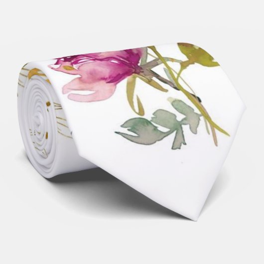 Wasserfarbe Eleganter Fall Krawatte (Gerollt)