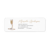 Wasserfarbe Elegantes Etikett für Minimalistische  (Vorne)